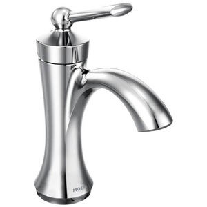 MOE4500 Wynford Single Hole Bathroom Faucet - Chrome MOE4500 Wynford Single Hole Bathroom Faucet - Chrome