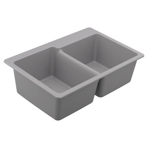 MGGR3024B Granite Series White/Color Dual Mount Double Bowl Kitchen Sink - Gray MGGR3024B Granite Series White/Color Dual Mount Double Bowl Kitchen Sink - Gray