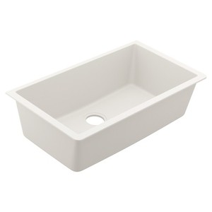 MGGW4010B Granite Series White/Color Dual Mount Single Bowl Kitchen Sink - White MGGW4010B Granite Series White/Color Dual Mount Single Bowl Kitchen Sink - White