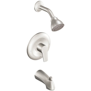 MT2803EPBN/MOE2510 Method One Handle Tub & Shower Faucet - Brushed Nickel MT2803EPBN/MOE2510 Method One Handle Tub & Shower Faucet - Brushed Nickel