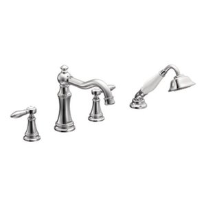 MTS21104/M9792 Weymouth Deck Mount With Handshower Tub Faucet - Chrome MTS21104/M9792 Weymouth Deck Mount With Handshower Tub Faucet - Chrome