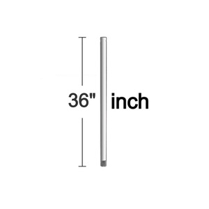 MDR36BS Downrod Downrod Light Kits & Accessories - Brushed Steel MDR36BS Downrod Downrod Light Kits & Accessories - Brushed Steel