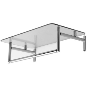 G024324PC Sine Vanity Shelf Bathroom Accessory - Chrome G024324PC Sine Vanity Shelf Bathroom Accessory - Chrome