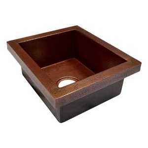 NCPS232 Manhattan Self-Rimming Bar Sink - Antique Copper NCPS232 Manhattan Self-Rimming Bar Sink - Antique Copper