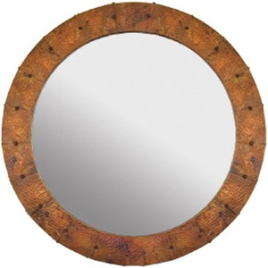 NCPM90 Tuscany Round Mirror - Tempered Copper NCPM90 Tuscany Round Mirror - Tempered Copper
