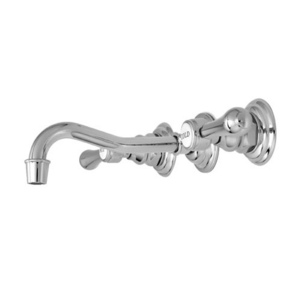 N3-1031/26/N1-532 Chesterfield Wall Mount Bathroom Faucet Bathroom Faucet - Polished Chrome N3-1031/26/N1-532 Chesterfield Wall Mount Bathroom Faucet Bathroom Faucet - Polished Chrome