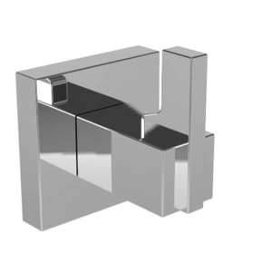 N83-12/26 Prezlee Robe Hook Bathroom Accessory - Polished Chrome N83-12/26 Prezlee Robe Hook Bathroom Accessory - Polished Chrome