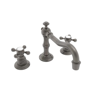 N930/15A Chesterfield 8'' Widespread Bathroom Faucet - Antique Nickel N930/15A Chesterfield 8'' Widespread Bathroom Faucet - Antique Nickel