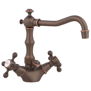 N932 Orb Chesterfield Single Hole Bathroom Faucet Oil Rubbed