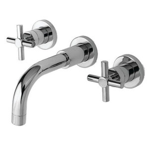 N3-991/26/N1-532 East Linear Wall Mount Bathroom Faucet Bathroom Faucet - Polished Chrome N3-991/26/N1-532 East Linear Wall Mount Bathroom Faucet Bathroom Faucet - Polished Chrome
