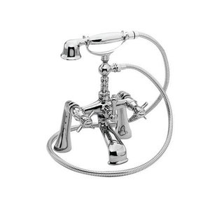 N1013/26 Fairfield Deck Mount With Handshower Tub Faucet - Polished Chrome N1013/26 Fairfield Deck Mount With Handshower Tub Faucet - Polished Chrome