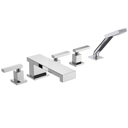 N3-2567/03N Skylar Tub Faucet Trim Trim Kit - Uncoated Polished Brass - Living N3-2567/03N Skylar Tub Faucet Trim Trim Kit - Uncoated Polished Brass - Living