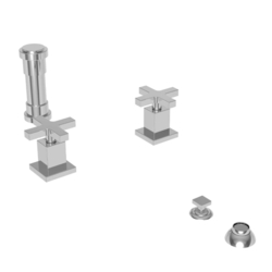 N2069/15 Skylar Vertical Spray Bidet Faucet - Polished Nickel - Natural N2069/15 Skylar Vertical Spray Bidet Faucet - Polished Nickel - Natural