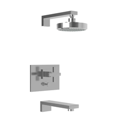 N3-2992BP/03N Skylar Tub & Shower Faucet Trim Trim Kit - Uncoated Polished Brass - Living N3-2992BP/03N Skylar Tub & Shower Faucet Trim Trim Kit - Uncoated Polished Brass - Living