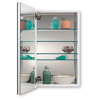 Swing Door Medicine Cabinet 15-1/8 x 25-1/8 x 5