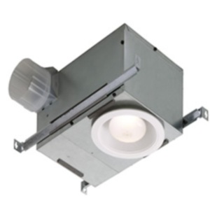 N744NT With Light Bathroom Fan - White N744NT With Light Bathroom Fan - White