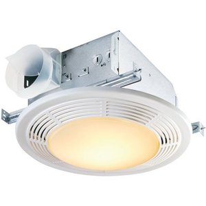 N8664RP Deluxe With Light Bathroom Fan - White N8664RP Deluxe With Light Bathroom Fan - White