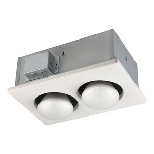 N9422P With Light Bathroom Fan - White N9422P With Light Bathroom Fan - White