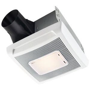NAN80L InVent With Light Bathroom Fan - White NAN80L InVent With Light Bathroom Fan - White