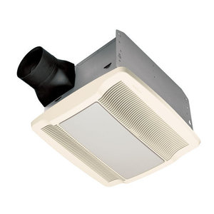 NQTRN080L Ultra Silent With Light Bathroom Fan - White NQTRN080L Ultra Silent With Light Bathroom Fan - White