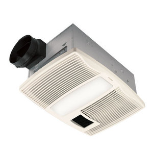 BQTX110HL Ultra Silent With Light Bathroom Fan - White BQTX110HL Ultra Silent With Light Bathroom Fan - White