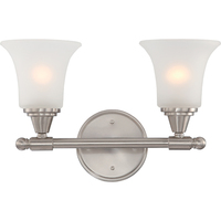 Bathroom Lighting (2 Bulbs) 16" Width