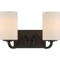 Bathroom Lighting (2 Bulbs) 14" Width Bathroom Lighting (2 Bulbs) 14" Width