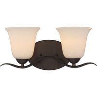 Bathroom Lighting (2 Bulbs) 16" Width Bathroom Lighting (2 Bulbs) 16" Width