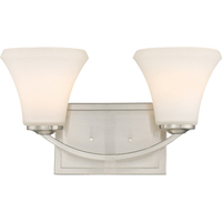 Bathroom Lighting (2 Bulbs) 15" Width Bathroom Lighting (2 Bulbs) 15" Width