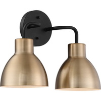 Bathroom Lighting (2 Bulbs) 13-3/4" Width Bathroom Lighting (2 Bulbs) 13-3/4" Width