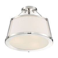 Semi Flush Mount 15-1/2" Width