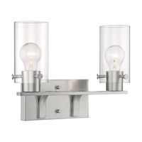 Bathroom Lighting (2 Bulbs) 15" Width