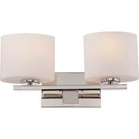Bathroom Lighting (2 Bulbs) 16-1/2" Width Bathroom Lighting (2 Bulbs) 16-1/2" Width