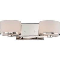 Bathroom Lighting (2 Bulbs) 15-3/4" Width Bathroom Lighting (2 Bulbs) 15-3/4" Width