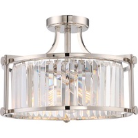 Semi Flush Mount 17-3/4" Width Semi Flush Mount 17-3/4" Width