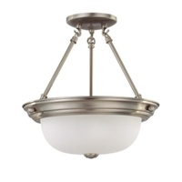 Semi Flush Mount 13-1/4" Width Semi Flush Mount 13-1/4" Width