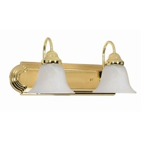 Bathroom Lighting (2 Bulbs) 18" Width Bathroom Lighting (2 Bulbs) 18" Width