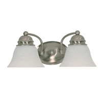 Bathroom Lighting (2 Bulbs) 14-7/8" Width Bathroom Lighting (2 Bulbs) 14-7/8" Width