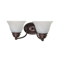 Bathroom Lighting (2 Bulbs) 14-7/8" Width Bathroom Lighting (2 Bulbs) 14-7/8" Width