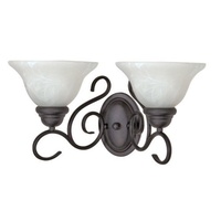 Bathroom Lighting (2 Bulbs) 17-1/4" Width Bathroom Lighting (2 Bulbs) 17-1/4" Width