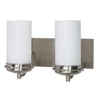 Bathroom Lighting (2 Bulbs) 13-1/2" Width Bathroom Lighting (2 Bulbs) 13-1/2" Width