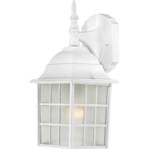 N604904 Adams Entrance Outdoor Wall Light - White N604904 Adams Entrance Outdoor Wall Light - White