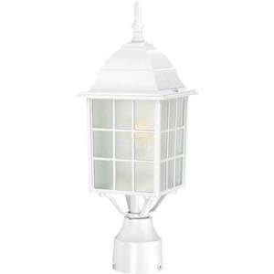 N604907 Adams Post Light Post Lights - White N604907 Adams Post Light Post Lights - White