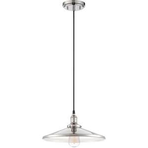 N605409 Vintage Down Light Pendant Light - Polished Nickel N605409 Vintage Down Light Pendant Light - Polished Nickel