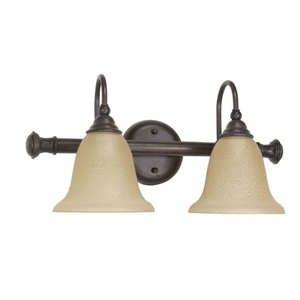 N60108 Mericana 2 Bulb Bathroom Lighting - Old Bronze N60108 Mericana 2 Bulb Bathroom Lighting - Old Bronze