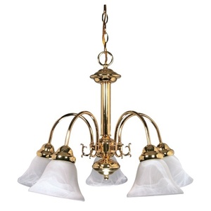 N60185 Ballerina Mid Sized Chandelier Chandelier - Polished Brass / Alabaster N60185 Ballerina Mid Sized Chandelier Chandelier - Polished Brass / Alabaster
