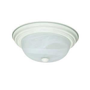 N60222 Flush Dome Flush Mount Ceiling Light - Textured White / Alabaster N60222 Flush Dome Flush Mount Ceiling Light - Textured White / Alabaster