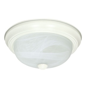 N60223 Flush Dome Flush Mount Ceiling Light - Textured White / Alabaster N60223 Flush Dome Flush Mount Ceiling Light - Textured White / Alabaster