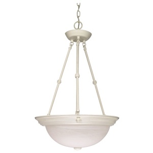 N60227 Up Light Pendant Light - Textured White / Alabaster N60227 Up Light Pendant Light - Textured White / Alabaster