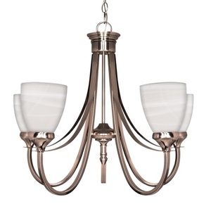 N60585 Triumph Mid Sized Chandelier Chandelier - Brushed Nickel N60585 Triumph Mid Sized Chandelier Chandelier - Brushed Nickel